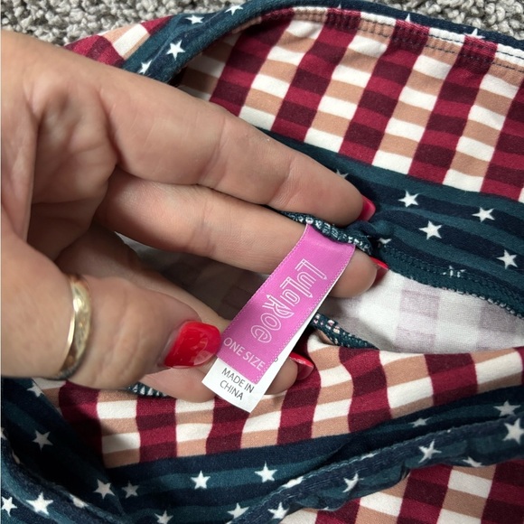 LuLaRoe OS Leggings Patriotic Design - Picture 4 of 4
